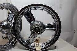 Harley Touring CVO 16x3 Detonator Wheel And Rotor Set Chrome Alcoa