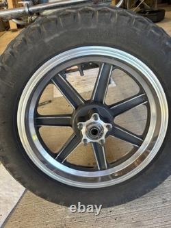 Harley lester Front And Rear16 X 3 mag 7 Spoke shovelhead FLH Chopper Wheels