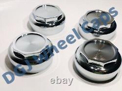 Hex Cut Chrome Knock-Off Spinner Cap for Lowrider Wire Wheels