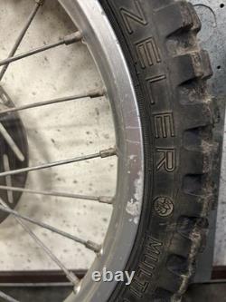 Honda 1986 Cr80 Wheels Pair Oem Front Rear Tire Rim Spoke Complete