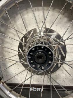 Honda 1986 Cr80 Wheels Pair Oem Front Rear Tire Rim Spoke Complete