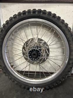 Honda 1986 Cr80 Wheels Pair Oem Front Rear Tire Rim Spoke Complete