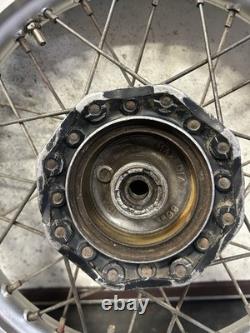 Honda 1986 Cr80 Wheels Pair Oem Front Rear Tire Rim Spoke Complete