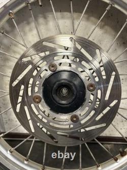 Honda 1986 Cr80 Wheels Pair Oem Front Rear Tire Rim Spoke Complete