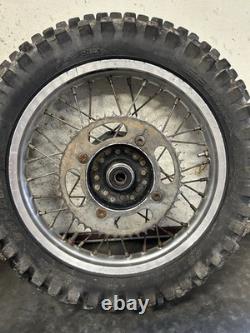 Honda 1986 Cr80 Wheels Pair Oem Front Rear Tire Rim Spoke Complete