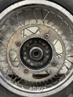 Honda 1986 Cr80 Wheels Pair Oem Front Rear Tire Rim Spoke Complete