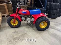 Honda ATC 70 DWT 18 Gold Aluminum Front and Rear Tires Rims Wheels Sunf XC A027