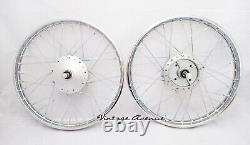 Honda C100 Ca100 C102 Ca105t Front-rear Wheel Rim Brake Hub Spoke Kit F6s+r4s