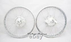 Honda C100 Ca100 C102 Ca105t Front-rear Wheel Rim Brake Hub Spoke Kit F6s+r4s