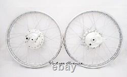 Honda C100 Ca100 C102 Ca105t Front-rear Wheel Rim Brake Hub Spoke Kit F6s+r4s