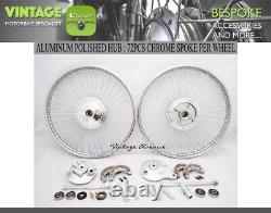 Honda C110 Ca110 C111 C115 Front-rear Wheel Rim Brake Hub Spoke Kit F6c+r4c