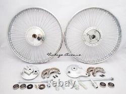 Honda C110 Ca110 C111 C115 Front-rear Wheel Rim Brake Hub Spoke Kit F6c+r4c