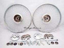 Honda C110 Ca110 C111 C115 Front-rear Wheel Rim Brake Hub Spoke Kit F6c+r4c