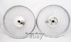 Honda C110 Ca110 C111 C115 Front-rear Wheel Rim Brake Hub Spoke Kit F6c+r4c