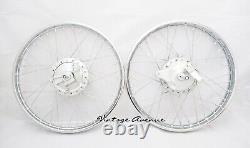 Honda C110 Ca110 C111 C115 Front-rear Wheel Rim Brake Hub Spoke Kit F6s+r4s