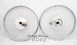 Honda C50 C65 C70 Front-rear Wheel Rim Brake Hub Spoke Kit F6c+r4c