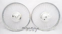 Honda C50 C65 C70 Front-rear Wheel Rim Brake Hub Spoke Kit F6c+r4c