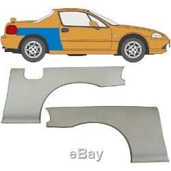 Honda CIVIC Crx Del Sol 1992-1998 Rear Wheel Arch Repair Panel Rear Wing / Pair