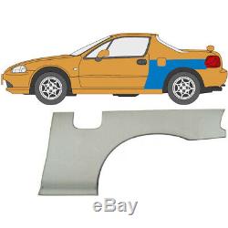 Honda CIVIC Crx Del Sol 1992-1998 Rear Wheel Arch Repair Panel Rear Wing / Pair