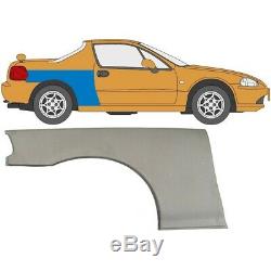 Honda CIVIC Crx Del Sol 1992-1998 Rear Wheel Arch Repair Panel Rear Wing / Pair