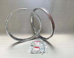 Honda CT 90 Trail 110 Genuine Wheel Rims & Spokes + Nipples CT90 Trail 90 CT110