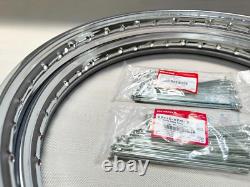 Honda CT 90 Trail 110 Genuine Wheel Rims & Spokes + Nipples CT90 Trail 90 CT110