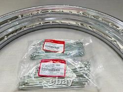 Honda CT 90 Trail 110 Genuine Wheel Rims & Spokes + Nipples CT90 Trail 90 CT110
