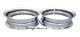 Honda Chaly Cf50 Cf70 Dax St50 St70 Ct70 Front + Rear Wheel Rim 2 Sets Chrome