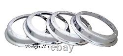 Honda Chaly Cf50 Cf70 Dax St50 St70 Ct70 Front + Rear Wheel Rim 2 Sets Chrome