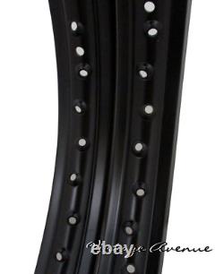 Honda Cr250r 1978-1988 Aluminium (black) Front + Rear Wheel Rim