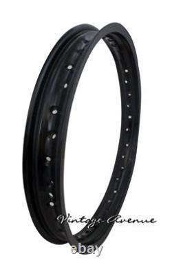Honda Cr250r 1978-1988 Aluminium (black) Front + Rear Wheel Rim