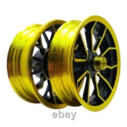 Honda Grom MSX125 MSX125SF 2014-2020 Alloy Wheel Set Front & Rear Gold CNC Rim