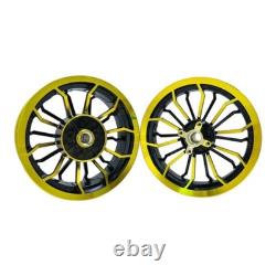 Honda Grom MSX125 MSX125SF 2014-2020 Alloy Wheel Set Front & Rear Gold CNC Rim