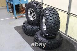 Honda Pioneer 700 27 Quadking Atv Tire & Cobra M/b Wheel Kit Irs10k Bigghorn