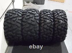 Honda Pioneer 700 27 Quadking Atv Tire & Cobra M/b Wheel Kit Irs10k Bigghorn