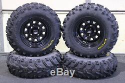 Honda Rancher 350 25 Kenda Bear Claw Atv Tire Itp Black Atv Wheel Kit Srad