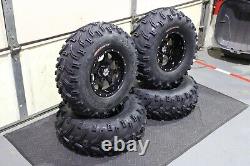 Honda Rancher 420 Sra 26 Bear Claw Atv Tire & Cobra Blk Wheel Kit Sra1ca