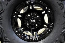Honda Rubicon 500 Irs 26 Quadking Atv Tire Viper Blk Wheel Kit Irs1ca Bigghorn