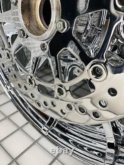 Indian Chief Classic chrome Front Wheel & Rotors 2015 -19 MAG Rims (EXCHANGE)
