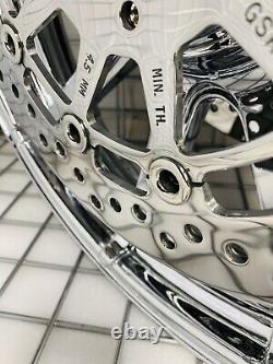 Indian Chief Classic chrome Front Wheel & Rotors 2015 -19 MAG Rims (EXCHANGE)