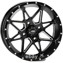 Itp Tornado Wheel Matte Black, Front/Rear / 14X7 4/137 5+2 1421951727B