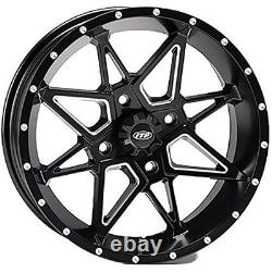 Itp Tornado Wheel Matte Black, Front/Rear / 14X7 4/137 5+2 1421951727B