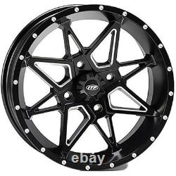 Itp Tornado Wheel Matte Black, Front/Rear / 14X7 4/137 5+2 1421951727B