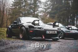 JDM Mazda MX5 NA MK1 Custom Bunny Style Fender Flares Kit Miata Wheel Arches