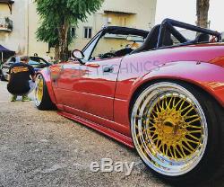 JDM Mazda MX5 NA MK1 Custom Bunny Style Fender Flares Kit Miata Wheel Arches