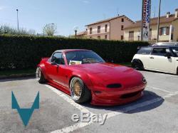 JDM Mazda MX5 NA MK1 Custom Bunny Style Fender Flares Kit Miata Wheel Arches