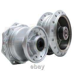 KAWASAKI Aluminum Brake Disc Front & Drum Rear Hub Wheel Bronze For KLX-110