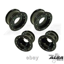 KFX 450R 400 DVX Front & Rear wheels Beadlock 10x5 and 8x8 Alba Racing BB 32