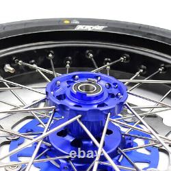 KKE 17'' Inch For YAMAHA WR250F 20-2024 WR450F 19-24 Supermoto Wheels CST Tyres