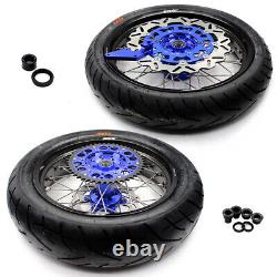 KKE 17'' Inch For YAMAHA WR250F 20-2024 WR450F 19-24 Supermoto Wheels CST Tyres